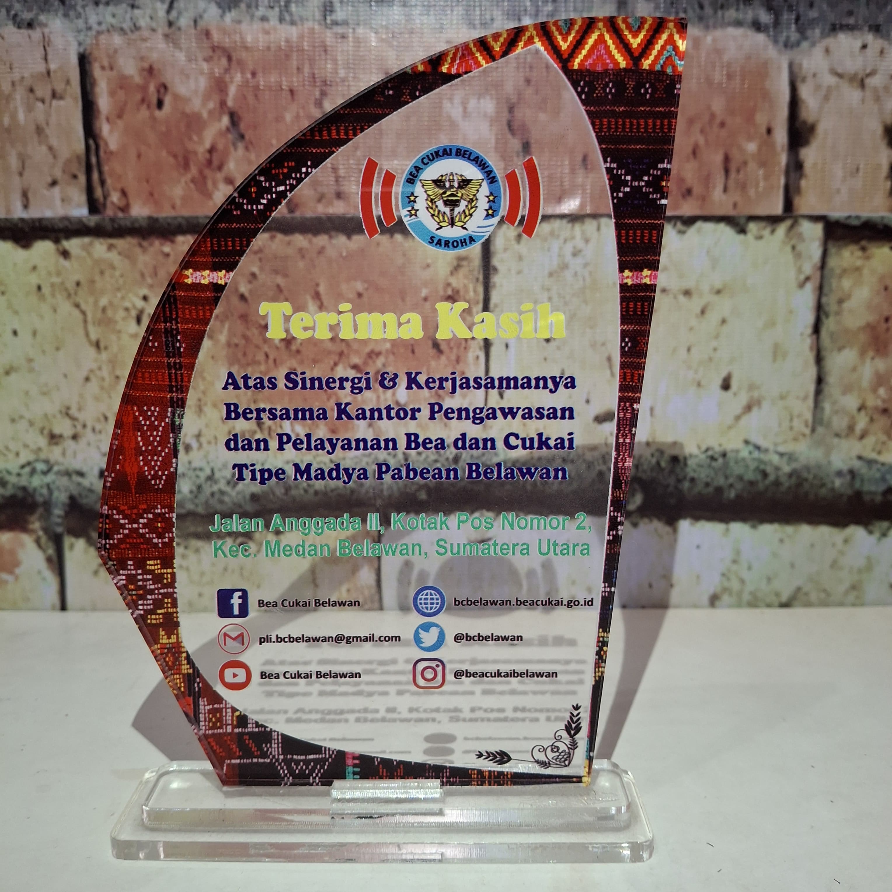 Appreciation Plaque
